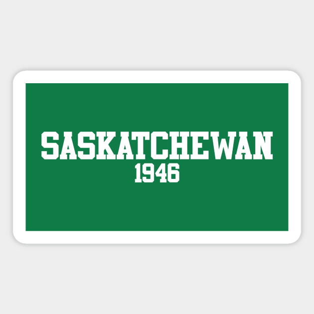 Saskatchewan 1946 Magnet by GloopTrekker